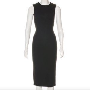 D&G Black Bodycon Midi Dress, Size 38
